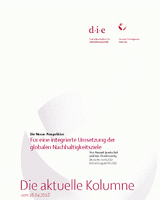 Für eine integrierte Umsetzung der globalen Nachhaltigkeitsziele