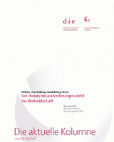 Vor diesen Herausforderungen steht die Weltwirtschaft