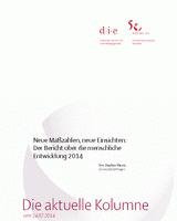 Neue Maßzahlen, neue Einsichten: Der Bericht über die menschliche Entwicklung 2014