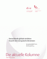 Deutschlands globale Ambition braucht eine europäische Dimension