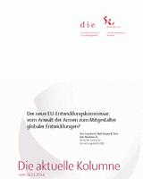 Der neue EU-Entwicklungskommissar: vom Anwalt der Armen zum Mitgestalter globaler Entwicklungen?