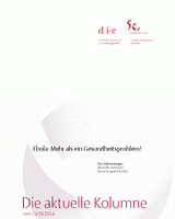 Ebola: Mehr als ein Gesundheitsproblem!
