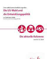 Die US-Wahl und die Entwicklungspolitik