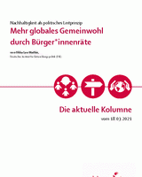 Mehr globales Gemeinwohl durch Bürger*innenräte