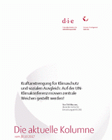 Kraftanstrengung für Klimaschutz und sozialen Ausgleich: Auf der UN-Klimakonferenz müssen zentrale Weichen gestellt werden!