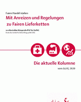 Mit Anreizen und Regelungen zu Fairen Lieferketten
