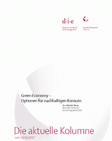 Green Economy – Optionen für nachhaltigen Konsum