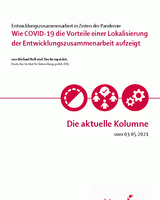 Wie COVID-19 die Vorteile einer Lokalisierung der Entwicklungszusammenarbeit aufzeigt