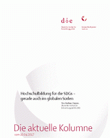 Hochschulbildung für die SDGs – gerade auch im globalen Süden