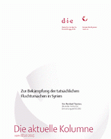 Zur Bekämpfung der tatsächlichen Fluchtursachen in Syrien