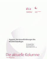 Ägypten: Die Herausforderungen des Wandels bewältigen