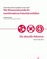 Wie Wissensnetzwerke ihr transformatives Potential entfalten