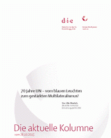 70 Jahre UN – vom blauen Leuchten zum gestärkten Multilateralismus!