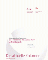 Die Finanzierung der Agenda 2030 verfehlt ihre Ziele