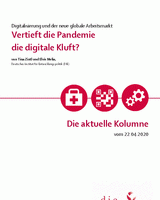 Vertieft die Pandemie die digitale Kluft?