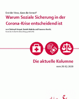 Warum Soziale Sicherung in der Corona-Krise entscheidend ist