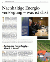 Nachhaltige Energieversorgung – was ist das?