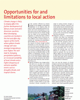 Opportunities for and limitations to local action