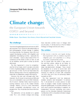 Climate change: the European Union towards COP21 and beyond
