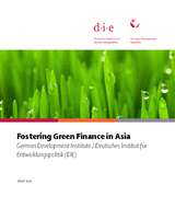 Fostering Green Finance in Asia