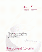 A European investment treaty with China: limited effect, but global significance
