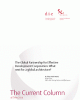 The Global Partnership for Effective Development Cooperation: What next for a global architecture?