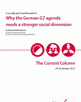Why the German G7 agenda needs a stronger social dimension