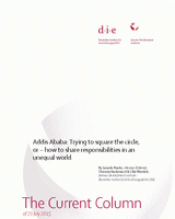 Addis Ababa: Trying to square the circle, or – how to share responsibilities in an unequal world