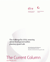 The challenge for 2015: ensuring global development within planetary guard rails
