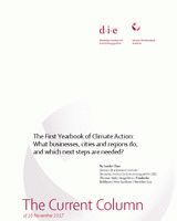 The First Yearbook of Climate Action: What businesses, cities and regions do, and which next steps are needed?