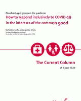 How to respond inclusively to COVID-19 in the interests of the common good