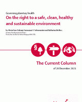 On the right to a safe, clean, healthy and sustainable environment