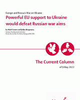Powerful EU support to Ukraine would defeat Russian war aims