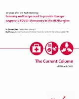 Germany and Europe need to provide stronger support to COVID-19 recovery in the MENA region