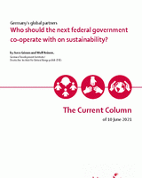 Who should the next federal government co-operate with on sustainability?