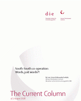 South-South co-operation: Words, just words?!