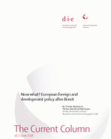 Now what? European foreign and development policy after Brexit