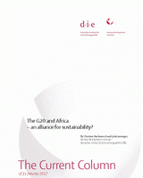 The G20 and Africa – an alliance for sustainability?