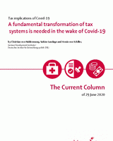 A fundamental transformation of tax systems is needed in the wake of Covid-19