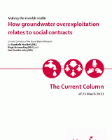 How groundwater overexploitation relates to social contracts