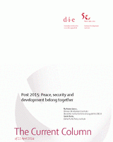 Post 2015: Peace, security and development belong together