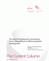 The new EU Development Commissioner: from Cutting Ribbons to Influencing Global Development?