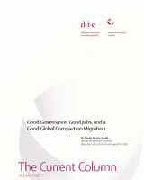Good Governance, Good Jobs, and a Good Global Compact on Migration