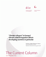 “Climate refugees” in Europe? Climate-related migration affects developing countries in particular