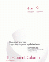 More duty than choice: Supporting refugees in a globalised world