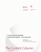 Europe must send global cooperation signals – Four proposals