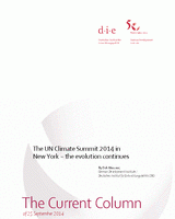 The UN Climate Summit 2014 in New York - The evolution continues