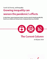 Growing inequality can worsen the pandemic’s effects