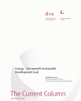 Energy - the seventh Sustainable Development Goal