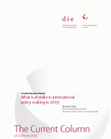 What is at stake in international policy-making in 2019